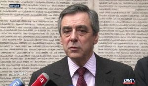 "Lutter contre l'antisémitisme, c'est défendre la France", Fillon au Mémorial de la Shoah