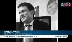 François Hollande Premier ministre de Manuel Valls ? Le candidat à la primaire de la gauche répond