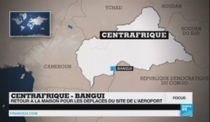 Centrafrique : les déplacés disent adieu à contrecœur au camp de Mpoko