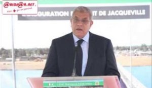 Inauguration du pont de Jacqueville / Discours du Premier Ministre d`Egypte