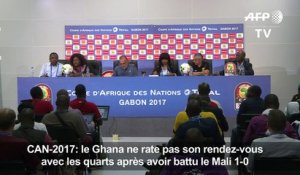 CAN-2017: le Ghana ne rate pas son rendez-vous avec les quarts