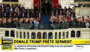 Donald Trump accuse les médias de mentir sur la taille de la foule venue l'écouter pour prêter serment