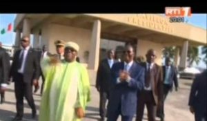 RTI - Fin de la visite d`Etat du président Ali Bongo en Côte d`Ivoire