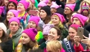 Women's March: Madonna, Scarlett Johansson ...les stars prennent la parole contre Donald Trump (Vidéo)
