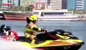 À Dubaï, les pompiers vont éteindre les incendies en jet-packs