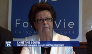 Boutin votera Le Pen: "Ce n'est pas une adhésion, c'est un vote contre Macron"