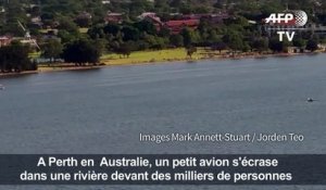 Australie: un avion s'écrase dans une rivière à Perth