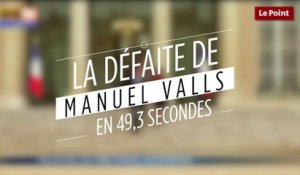 La défaite de Manuel Valls en 49,3 secondes