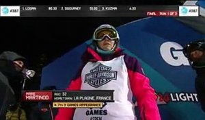 2- X Games: Marie Martinod scintille en or en ski superpipe les favoris chutent terriblement