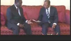 Apres le 1 tour de la présidentiel au Mali, Django Sissoko reçu par Alassane Ouattara