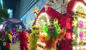 Hong Kong: parade du Nouvel An chinois
