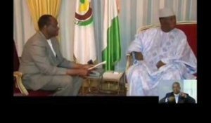 Le chef de l'Etat Ouattara a reçu l'envoyé spécial du président par intérim du Mali