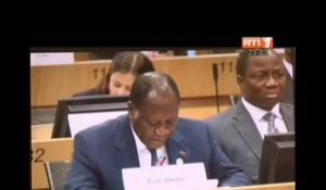 Bruxelles: le President Ouattara a prit part à la conference des donateurs pour le Mali