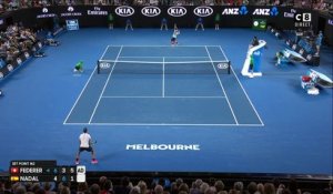 La balle de deuxième set pour Federer - Finale de l'Open d'Australie
