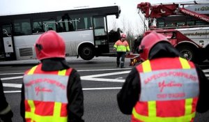 Carambolage sur l'A13, au moins 65 blessés dont cinq graves