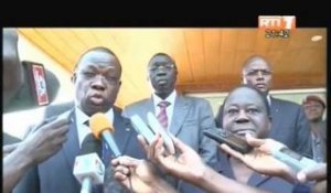 Coopération ivoiro-Burkinabè: Le 1er ministre Luc-Adolphe Tiao chez le Président Bédié