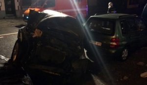 Accident spectaculaire à Jemeppe-sur-Sambre
