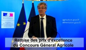 Discours de Stéphane Le Foll lors de la remise des prix d’excellence du CGA