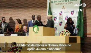 Le Maroc de retour à l'Union africaine après 33 ans d'absence