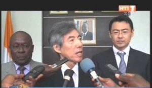 L'ambassadeur du Japon en Côte d'Ivoire Susumu Inoue a rendu visite au 1er ministre Duncan