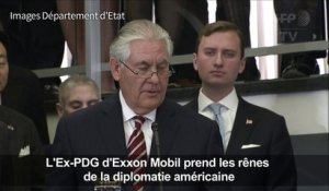 Rex Tillerson au département d'Etat :"Salut, je suis le nouveau"