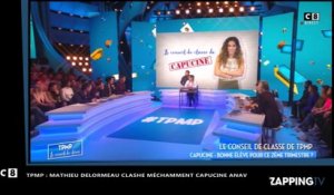 TPMP : Mathieu Delormeau clashe méchamment Capucine Anav (Vidéo)