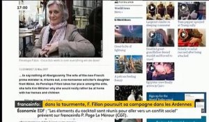 Un homme insulte François Fillon et se fait plaquer au sol devant les caméras de France Infos