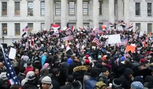 New York: des centaines de Yéménites contre le décret de Trump