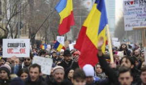 Roumanie : 5è jour de manifestation contre un décret allégeant la législation anticorruption