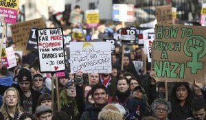 Manifestations anti-Trump à Paris, Londres, Berlin, Sydney