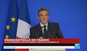 REPLAY - Penelopegate : François Fillon présente ses excuses et reste le candidat LR