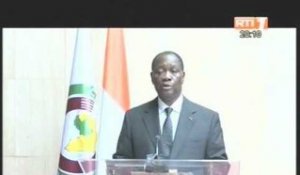 Le Président Ouattara fait le point de ses visites en Ethiopie,en Chine, en France et en GB