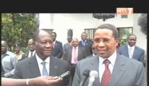 Tanzanie: Le Président Ouattara a échangé avec son homogue tanzanien Jakaya KIKWETE