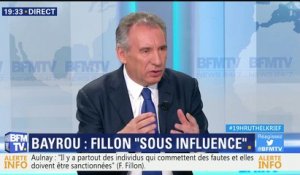 Axa client de la société de Fillon: "Une pratique impossible à défendre", juge Bayrou