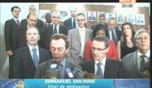 Coopération: La délégation Belge reçu par le ministre des affaires étrangères Kablan Duncan