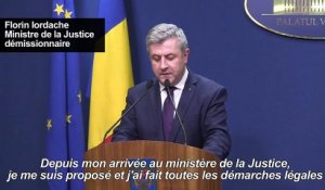 Roumanie: démission du ministre de la Justice
