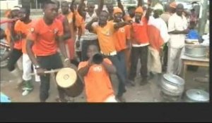 Ambiance de finale de CAN dans la ville de Bouaké