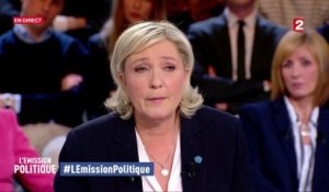 Marine Le Pen sur l'interdiction de la double nationalité : "C'est le cas en Allemagne, je crois"