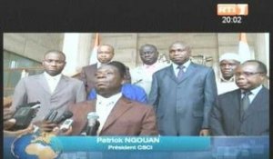 Le Président Ouattara reçoit Patrick N'Gouan et Cheick Boikary Fofana