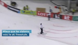 Ski freestyle : des figures impressionnantes dans la ville des Jeux olympiques d'hiver 2018