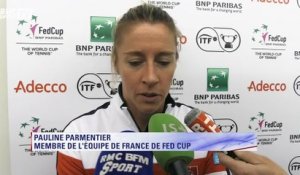 Fed Cup - Parmentier : "On n'a pas à rougir"