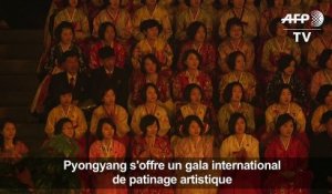 Pyongyang s'offre un gala international de patinage artistique