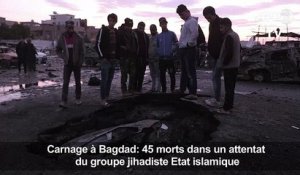 Carnage à Bagdad: 45 morts dans un attentat de l'Etat islamique