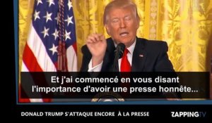 Donald Trump : Sa conférence de presse surréaliste contre les journalistes (Vidéo)