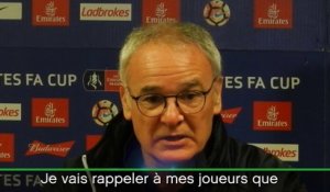 FA Cup - Ranieri: "J'ai besoin de gladiateurs"