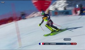 Mondiaux de ski alpin / slalom : la belle 1re manche de Julien Lizeroux