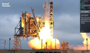 Les images du retour sur Terre de la fusée Falcon 9 de SpaceX