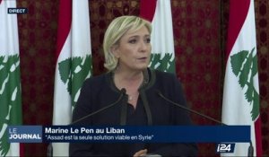 Le Pen refuse de porter le voile pour rencontrer le grand Mufti au Liban