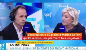 "Fake news" : quand le FN fait du Trump (en anglais dans le texte)