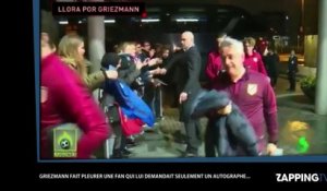 Antoine Griezmann ignore une jeune supportrice qui finit en larmes (Vidéo)